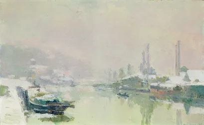 La Isla Lacroix bajo la nieve, 1893